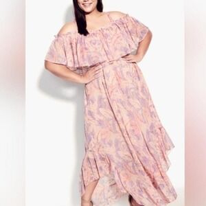 Arna York Floral off the shoulder dress‎ 18